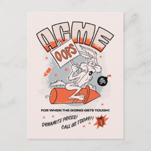 ルーニーチューン™   WILE E. COYOTE™ ACME Dynamite ポストカード