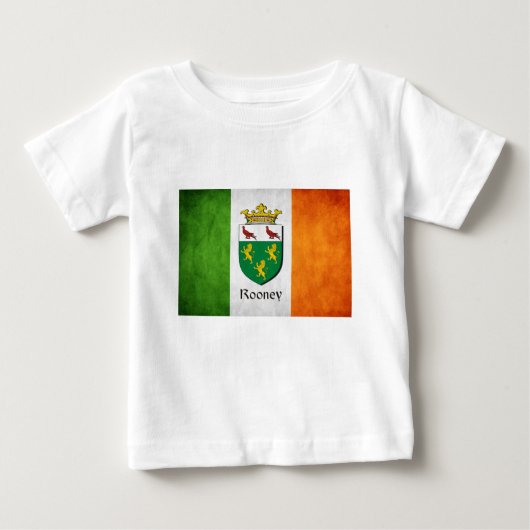 ルーニー・アイルランド国旗 ベビーTシャツ (正面)