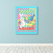 ルーニー・チューン™ |とメリー明るいクリスマス キャンバスプリント (インサイチュ (ウッドフロア))