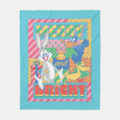 ルーニー・チューン™ |とメリー明るいクリスマス フリースブランケット (正面)