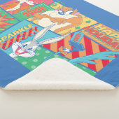 ルーニー・チューン™ |ハッピーホリデーズパターン シェルパブランケット (3/4)