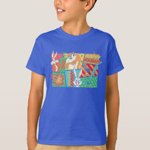 ルーニー・チューン™  ハッピーホリデーズパターン Tシャツ