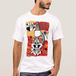 ルーニー・チューン™ BUGS BUNNY™アップポップ・アートのグラフィック Tシャツ