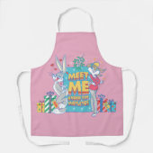 ルーニー・チューン™ | Mistletoeの下で会う エプロン (正面)