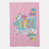 ルーニー・チューン™ | Mistletoeの下で会う キッチンタオル (縦)