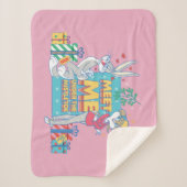 ルーニー・チューン™ | Mistletoeの下で会う シェルパブランケット (正面)