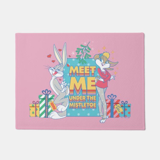 ルーニー・チューン™ | Mistletoeの下で会う ドアマット (正面)
