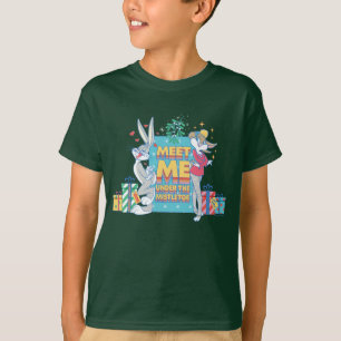 ルーニー・チューン™   Mistletoeの下で会う Tシャツ