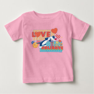 ルーニー・チューン™ SYLVESTER™ & TWEETY™ラブホリデー ベビーTシャツ