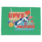 ルーニー・チューン™ | SYLVESTER™ & TWEETY™ラブホリデー ラージペーパーバッグ (裏面)