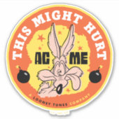 ルーニー・チューン™ | WILE E. COYOTE™ シール (正面)