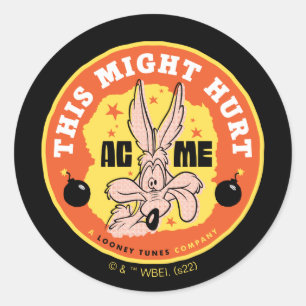 ルーニー・チューン™   WILE E. COYOTE™ ラウンドシール
