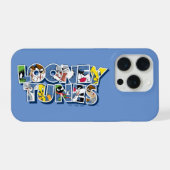 ルーニー・テューンズ™のキャラクターが文字に iPhoneケース (裏面横)