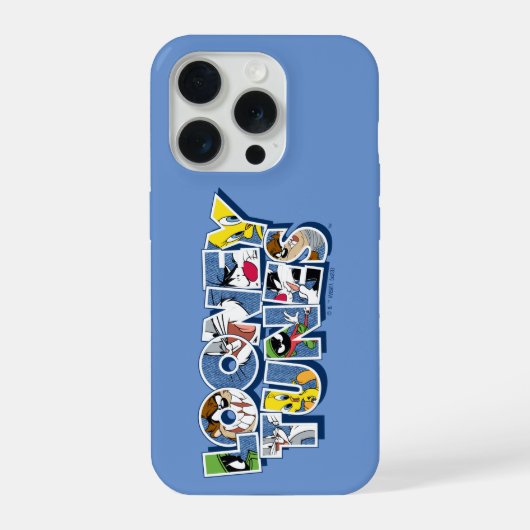 ルーニー・テューンズ™のキャラクターが文字に iPhoneケース (裏面)