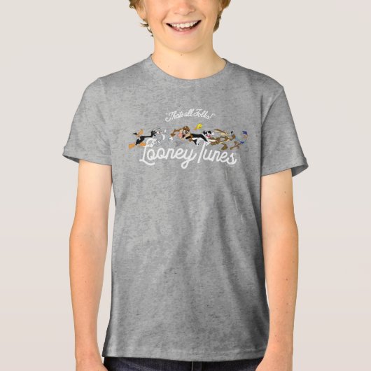 ルーニー・テューンズ™キャラのランニング トライブレンドTシャツ (正面)
