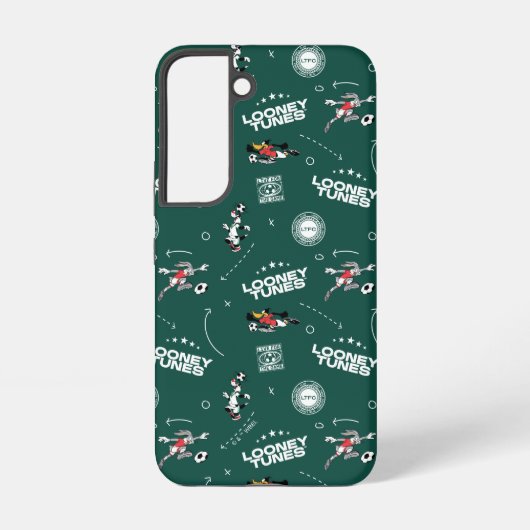 ルーニー・テューンズ™ サッカーのプレイブック パターン SAMSUNG GALAXYケース (裏面)