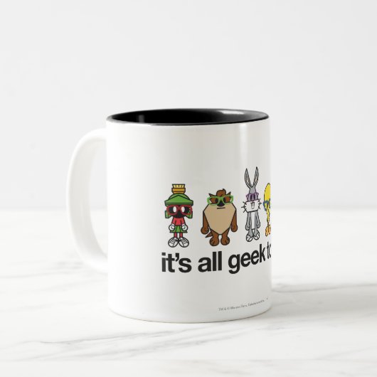 ルーニー・トゥーンズ™ オタクコレクション - 私ってオタク? ツートーンマグカップ (正面左)