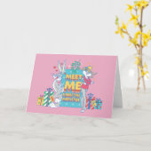 ルーニー・トゥーンズ™ | クリスマスのミステル下で会おう カード (黄色い花)