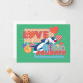 ルーニー・トゥーンズ™ | シルベスター™ & ツイーティー™ ラブ ホリデー ノートカード (正面/裏面インサイチュ)