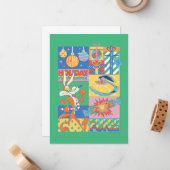 ルーニー・トゥーンズ™ | ホリデー・ファン ノートカード (正面/裏面インサイチュ)