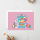 ルーニー・トゥーンズ™ | ミステル下で会おう ノートカード (正面/裏面インサイチュ)