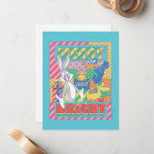 ルーニー・トゥーンズ™ | メリー・アンド・ブライト・クリスマス ノートカード (正面/裏面インサイチュ)