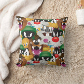 ルーニー・トゥーンズ™ 絵文字パターン クッション (ブランケット)