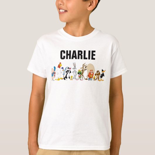 ルーニー・トゥーン™ キャラクター グループ | 誕生日 Tシャツ (正面)