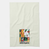 ルーニーTUNES™バグBUNNY™ホリデーバッジ キッチンタオル (縦)