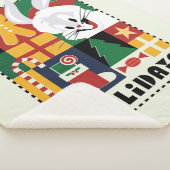 ルーニーTUNES™バグBUNNY™ホリデーバッジ シェルパブランケット (3/4)