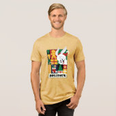 ルーニーTUNES™バグBUNNY™ホリデーバッジ トライブレンドＴシャツ (正面全面)