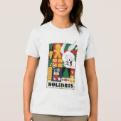 ルーニーTUNES™バグBUNNY™ホリデーバッジ トライブレンドＴシャツ (正面)