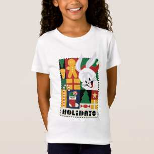 ルーニーTUNES™バグBUNNY™ホリデーバッジ Tシャツ