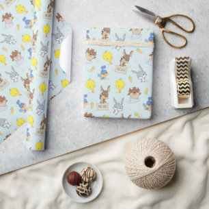 ルーニーTUNES™ベビーシャワーパターン ラッピングペーパー