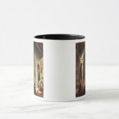 ルーバーのグランデGalerie、1841年の眺め マグカップ (中央)