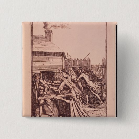 ルーバーのパンの配分 缶バッジ (正面)