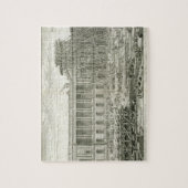 ルーバーの正面玄関の建物、パリ ジグソーパズル (縦)