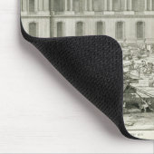 ルーバーの正面玄関の建物、パリ マウスパッド (コーナー)