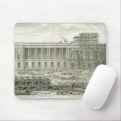 ルーバーの正面玄関の建物、パリ マウスパッド (マウス)