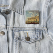 ルーバーのColonnade。 c.1770 缶バッジ (インサイチュ)