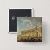 ルーバーのColonnade。 c.1770 缶バッジ (正面&裏面)