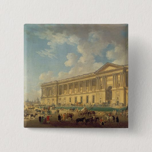 ルーバーのColonnade。 c.1770 缶バッジ (正面)