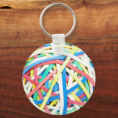 ルーバーバンドボールキーチェーン キーホルダー (正面)