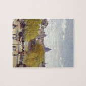 ルーバー、クロード・モネ著パリの波止場 ジグソーパズル (横)