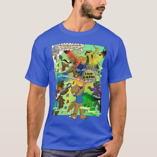 ルーパルー メンズ ダークTシャツ Tシャツ (正面)