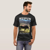 ルーファスは私の精神動物 面白いレトロデザイン Tシャツ (正面フル)