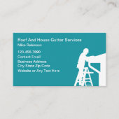 ルーフィングアンドハウスガターズテーマ建築 名刺 (正面)