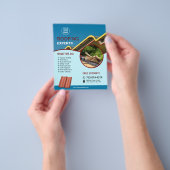 ルーフィングサービスカスタムフライヤー チラシ (手)