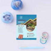 ルーフィングサービスカスタムフライヤー チラシ (シングル)