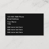 ルーフィングサービスモダン名刺 名刺 (裏面)